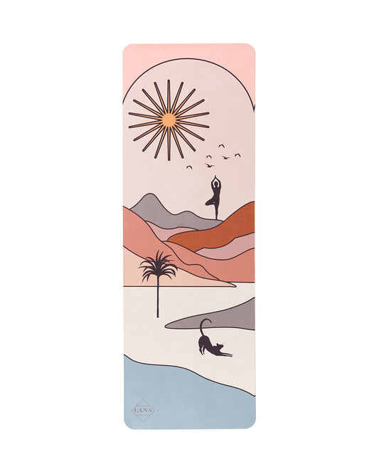 Sunrise Vegan Suede Yoga Mat